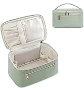 Wandering Nature Makeup Bag, Women Travel Make Up Vanity Case with Handle | Portable Make Up Esse...
