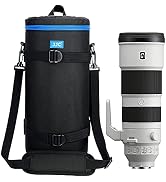 JJC Extra Large Thick Camera Lens Pouch Bag Case for Sony FE 200-600mm F5.6-6.3 G OSS Super Telep...