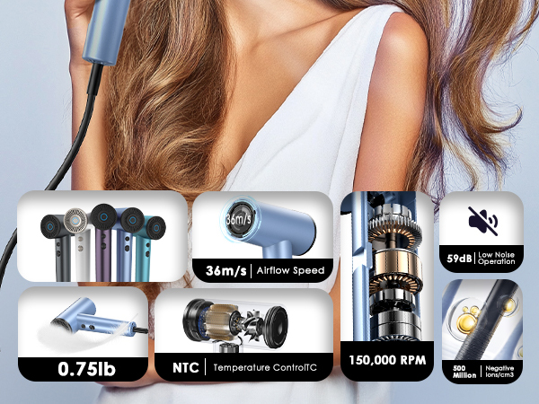 high speed ionic hair dryer