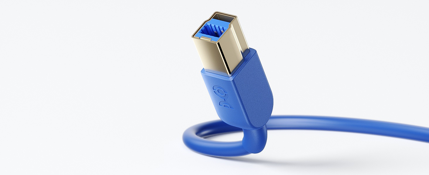 premium usb 3.0 cable with molded strain relief for durability