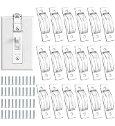 TWINKLEMON 20PCS Light Switch Guard Cover Child Proof Wall Switch Cover Guard for Rocker Light Sw...