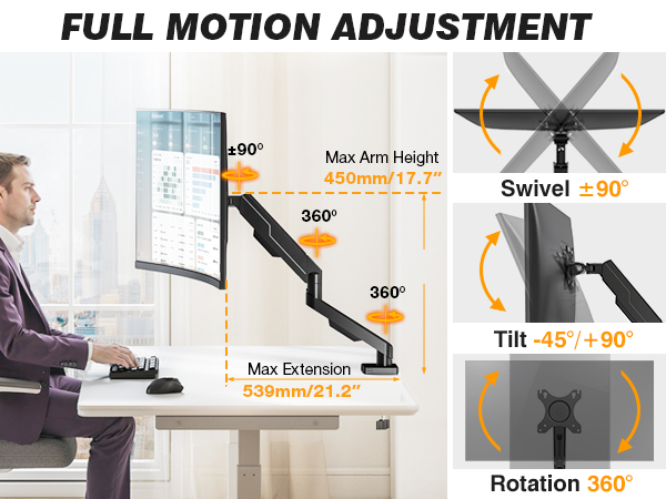 monitor arms