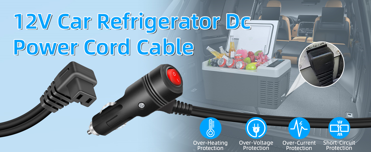 12v cooler cord