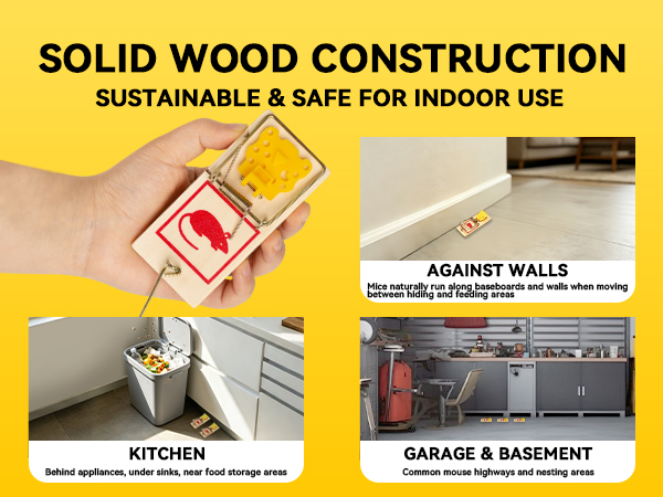 Mouse Trap for Homes, Garages and Basements