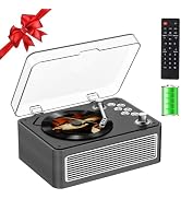 CD Player Portable Bluetooth: Kegaudio CD Players for Home with Speakers 3600mAh Rechargeable & R...