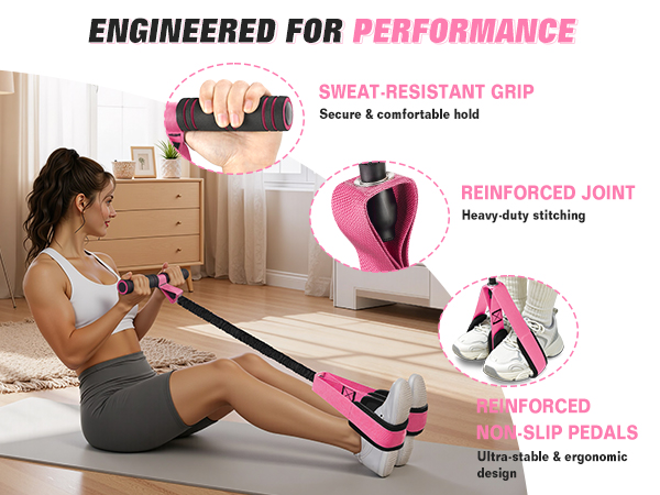 foot pedal resistance band