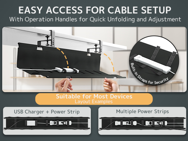 Easy Accesss for Cable Setup
