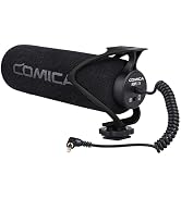 COMICA CVM-V30 LITE Video Microphone,Super-Cardioid Condenser On-Camera Shotgun Microphone for Ca...