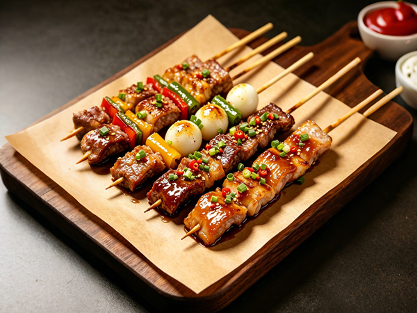 Zufaugc 9x13in heat resistant parchment paper for grill pan liners and barbecue.