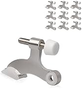 KOVOSCH 10 Pack Hinge Pin Door Stopper Brushed Satin Nickel - Adjustable Heavy Duty Hinge Pin Doo...
