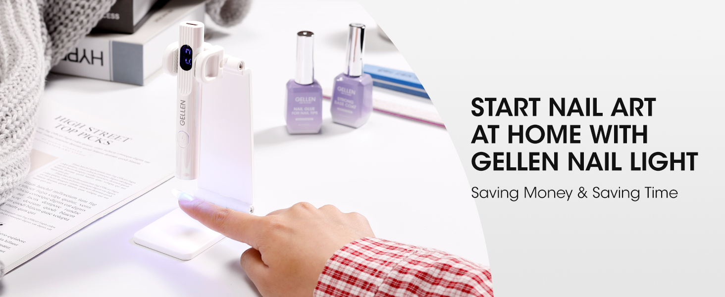 Gellen uv light for gel nails