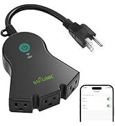 BN-LINK Smart WiFi Heavy Duty Outdoor Outlet, Timer and Countdown Function, No Hub Required for O...