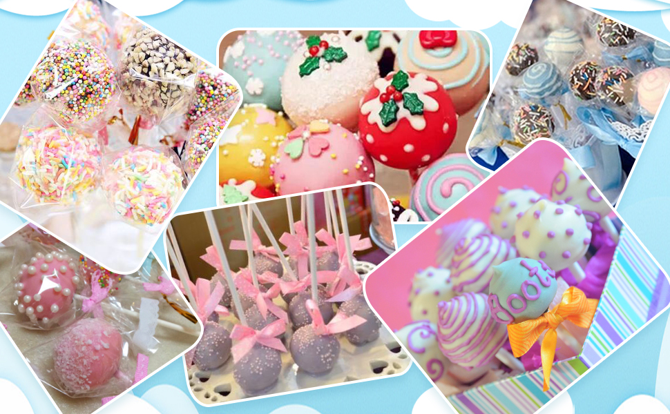 food-grade cakepop paper thicken sticks lollipop stickers