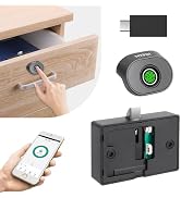 Bluetooth Smart Cabinet Lock, Child Safety Electric Fingerprint Lock | Smart Biometric Cabinet Lo...