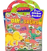 Walenced Reusable Sticker Book for Toddlers 2-4 Years, 3 Sets Stickers for Kids, Toddler Sticker ...
