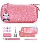 innoAura Switch Lite Carrying Case, Switch Lite Accessories Set with Fashion Switch Lite Bag, Swi...