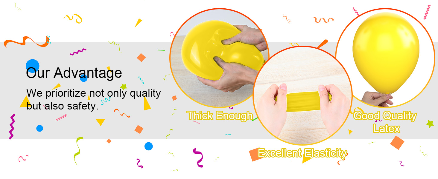 yellow balloons