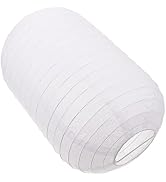 Uonlytech Wedding Decor Japanese Lantern Lamp : White Lanterns for Indoor Outdoor Home Yard Ramen...