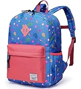VASCHY Kids Backpack for Girls Water Resistant Lightweight Little Kids Small Schoolbag for Toddle...