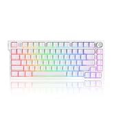 YUNZII RT75 PRO Wireless Gaming Keyboard,Hall Effect Mechanical Rapid Trigger Magnetic Keyboard B...