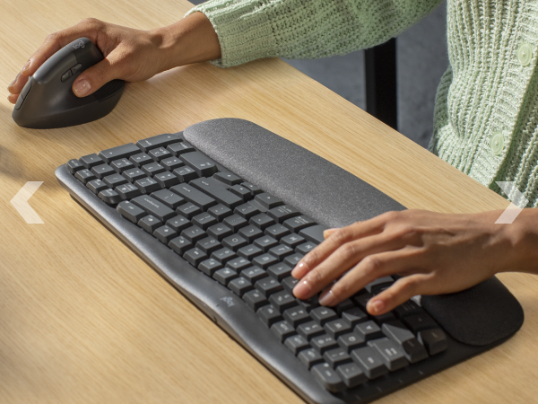 wave keys for business wireless ergonomic compact keyboard
