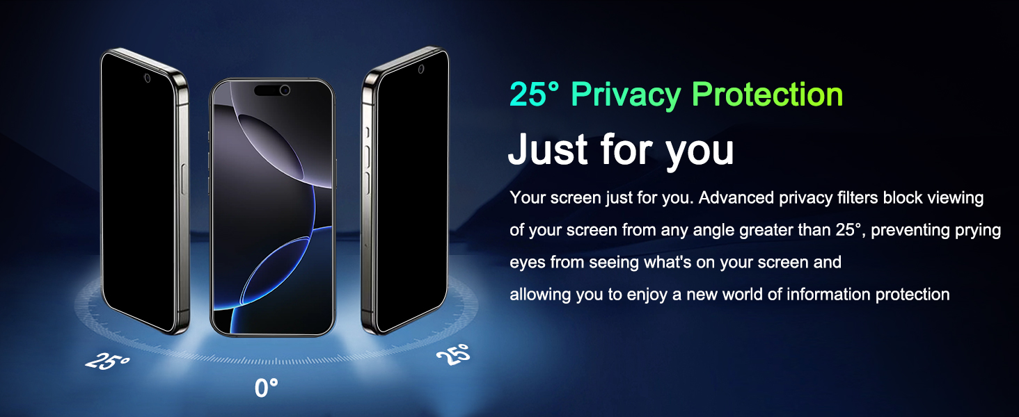 iphone 16 pro privacy screen protector