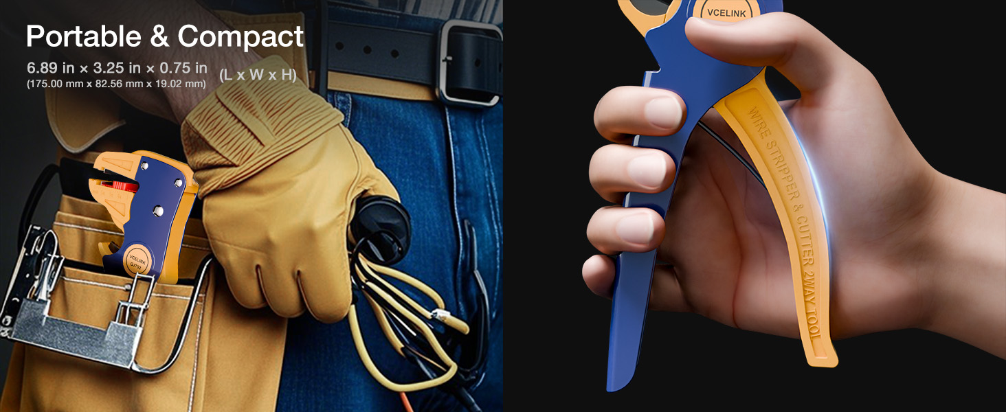 It is also compact in size, making it convenient to carry in a tool bag or drawer for immediate use.