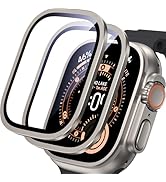 UniqueMe for 2 Pack Apple Watch Ultra 3 / Ultra 2 / Ultra 49mm Screen Protector - 9H+ Tempered Gl...