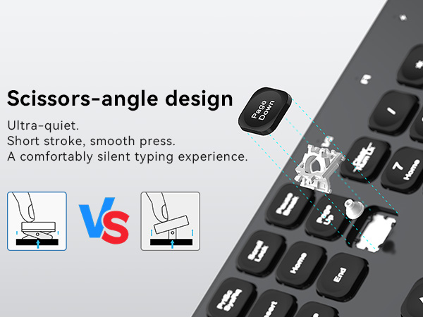 wireless keyboard rechargeable