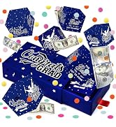 WenmthG 2026 Graduation Surprise Gift Box Explosion for Money - 10 Pcs Grad Pop Out Folding Bounc...