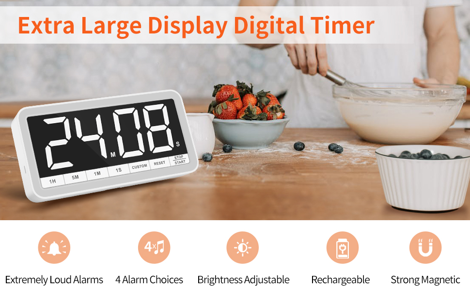 large display digital timer