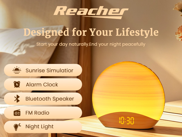 REACHER Sunrise alarm clock