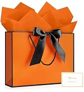 YoungTree Gift Bags with Handles, 13" Medium Gift Bag with 2 Tissue Paper and 1 Card, Present Bag...