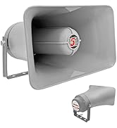 5 CORE 6" x 10" Outdoor PA Horn Loudspeaker 20 Watt RMS (200W PMPO) Loud Sound Megaphone Driver H...