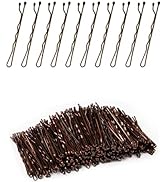 Bobby Pins Brown, 360 Pcs Brown Bobby Pins, 2 Inch Premium Bobby Pin, Secure Hold Bobby Pins with...