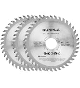 Gunpla 3 Pieces 4-1/2-inch 40 Tooth Alloy Steel TCT General Purpose Hard & Soft Wood Cutting Saw ...