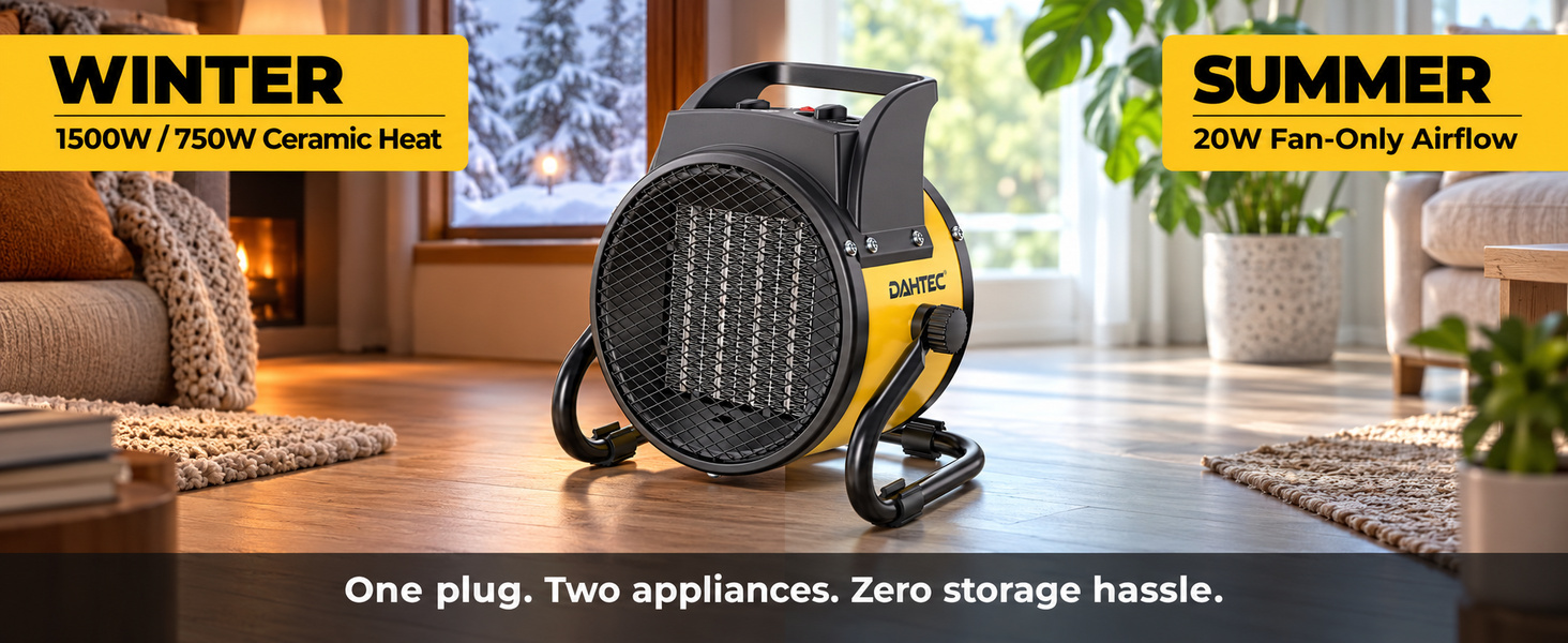 One plug. Two appliances. Zero storage hassle.