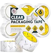Packing Tape Clear Packaging Tape Heavy Duty Strong Shipping Refills Dispenser Transparent Thick ...