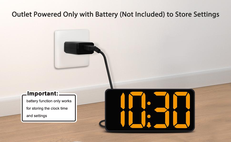 digital alarm clock