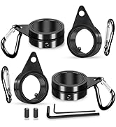 REERON Flag Pole Rings Clips, 1 Inch Flag Pole Spinners, 360° Anti-Wrap Spinning Flag Pole Swivel...