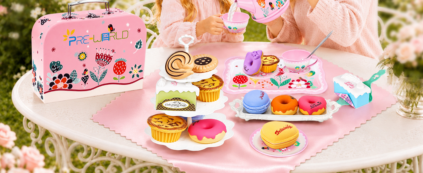 tea party set for little girls
