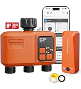 Smart WiFi Sprinkler Timer 3 Zone,WiFi Water Timer for Garden Hose with 984 FT Range,Strong Wall ...