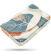 xiviers Business Card Holder,PU Leather Business Card Case Color Printing Pattern Card Holder Wal...