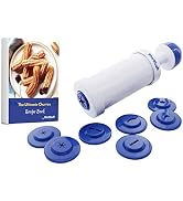 Churrera Churro Maker by StarBlue with FREE Recipe e-Book - Easy tool for Deep Fry churro in 8 di...