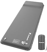Feelnais Camping Sleeping Pad, Built-in Foot Pump Inflatable Sleeping Pads, Memory Foam Mattress ...