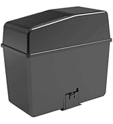 Opuweiy Car Trash Can, Push-Button Storage Box, Trash Can with Adjustable Bottom Clip, for Auto O...