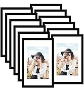 Picrit 11x17 Picture Frame Set of 12, Display 8x12 with Mat or 11x17 Without Mat, Photo Frames fo...