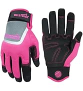 MELOTOUGH Women Work Gloves,Safety Work Gloves for Mechanic,Garden,Warehouse,Yard,TouchScreen Wor...