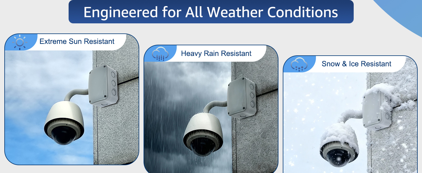 electrical unit is not only weather resistant but also waterproof and does not allow dust to enter