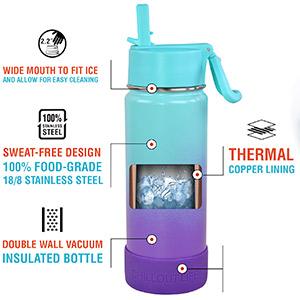 Colorful Stainless Steel Water Bottle for Kids School